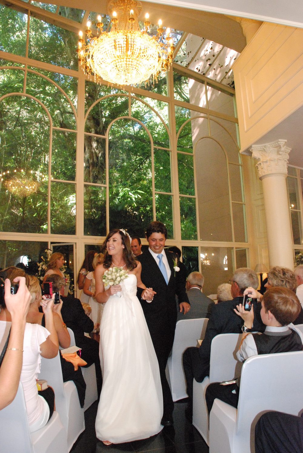 A bride at the chapel